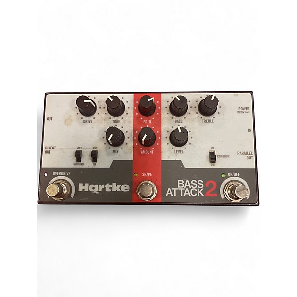Used Hartke HPVXL1 VXL Bass Attack & Direct Box Bass Effect Pedal