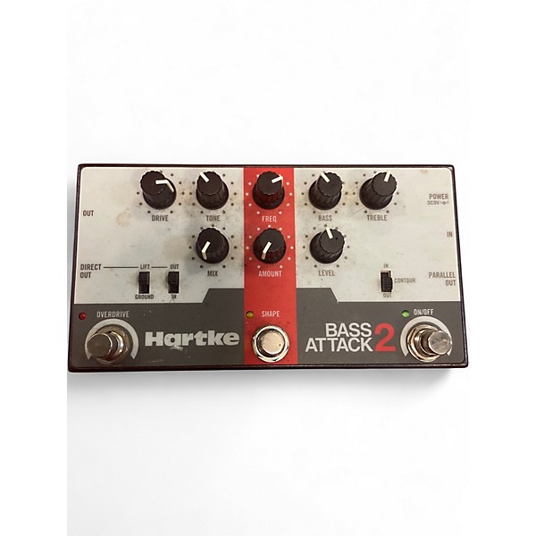 Used Hartke HPVXL1 VXL Bass Attack & Direct Box Bass Effect Pedal