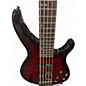 Used Yamaha TRBX605FM Chrome Red Electric Bass Guitar