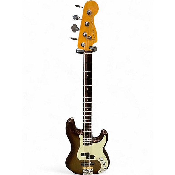 Used Fender American Ultra Precision Bass Sandburst Electric Bass Guitar