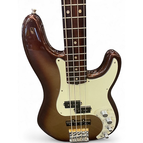 Used Fender American Ultra Precision Bass Sandburst Electric Bass Guitar
