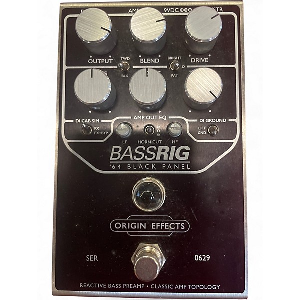 Used Origin Effects BASS RIG 64 Bass Effect Pedal