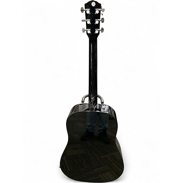 Used Fender CD60 Dreadnought Black Acoustic Guitar