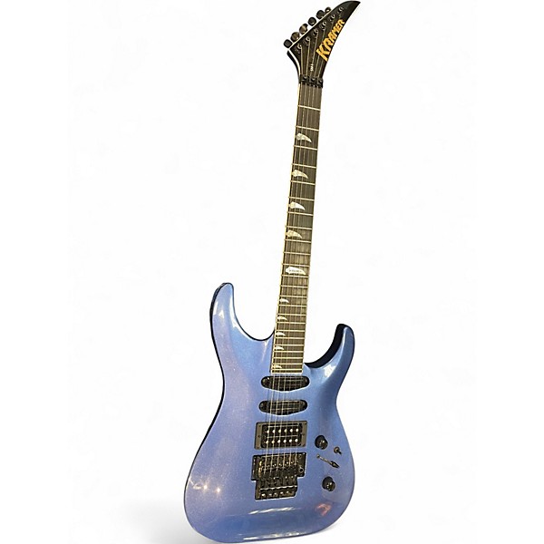 Used Kramer SM1 Blue Solid Body Electric Guitar