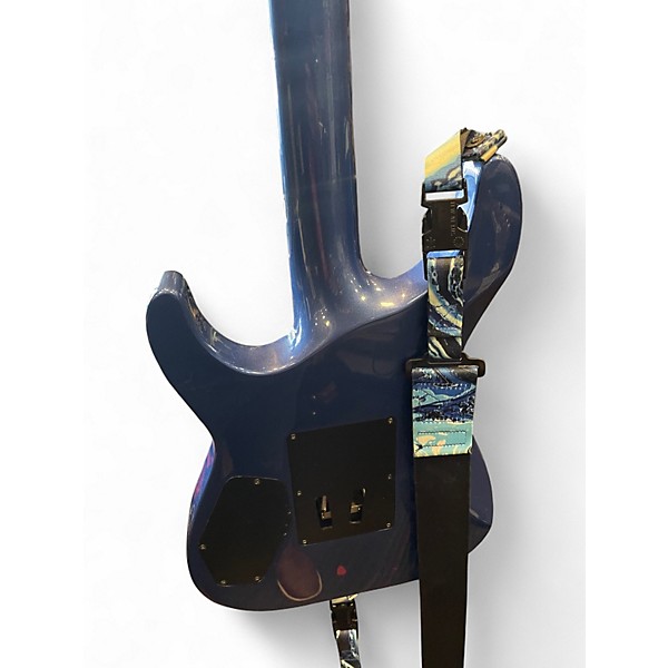 Used Kramer SM1 Blue Solid Body Electric Guitar