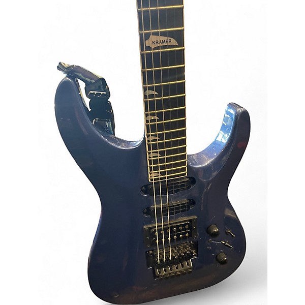 Used Kramer SM1 Blue Solid Body Electric Guitar