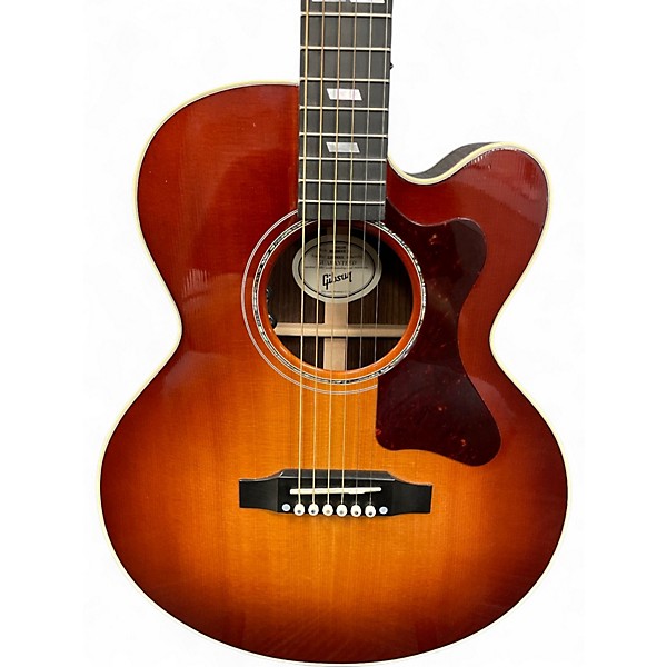 Used Gibson Parlor Rosewood AG 2 Tone Sunburst Acoustic Electric Guitar