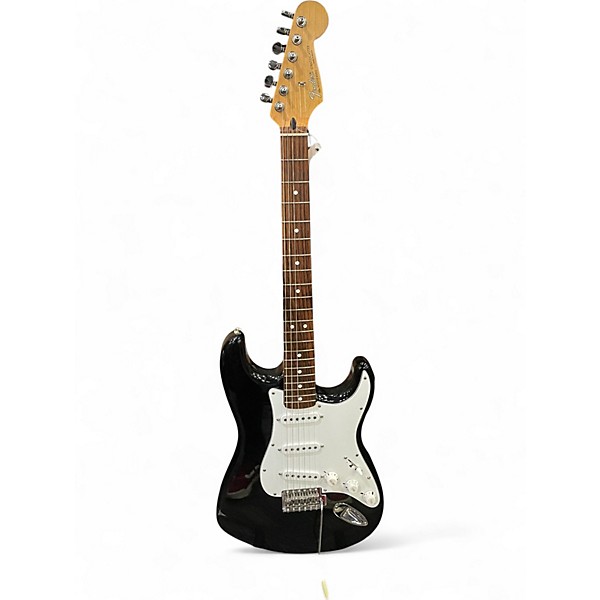Used Fender Standard Stratocaster Black Solid Body Electric Guitar