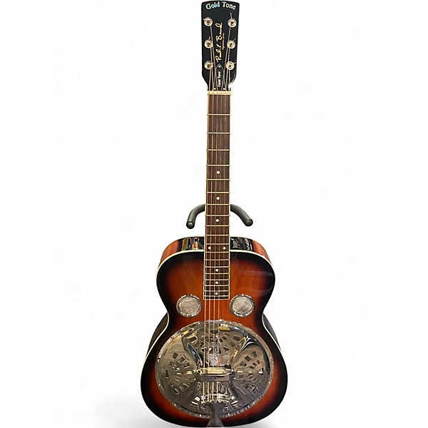 Used Gold Tone PBR PAUL BEARD SIGNATURE ROUND NECK 2 Color Sunburst Resonator Guitar
