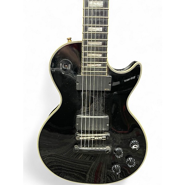 Used Epiphone Matt Heafy Les Paul Custom 7 Ebony Solid Body Electric Guitar