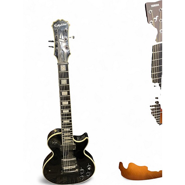 Used Epiphone Matt Heafy Les Paul Custom 7 Ebony Solid Body Electric Guitar