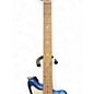Used 2020s Squier jaguar bass Chrome Blue Electric Bass Guitar