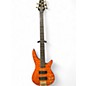 Used Carlo Robelli Dual Humbucker Orange Electric Bass Guitar thumbnail