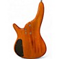 Used Carlo Robelli Dual Humbucker Orange Electric Bass Guitar