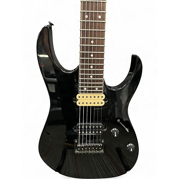 Used Ibanez RG7321 Black Hollow Body Electric Guitar