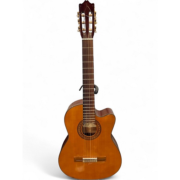 Used Salvador Ibanez GA6CE Natural Classical Acoustic Electric Guitar
