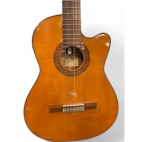 Used Salvador Ibanez GA6CE Natural Classical Acoustic Electric Guitar