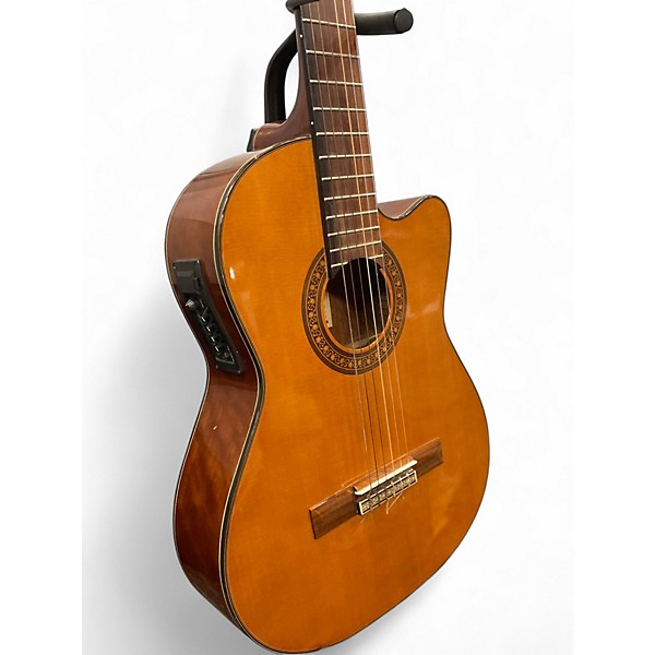 Used Salvador Ibanez GA6CE Natural Classical Acoustic Electric Guitar