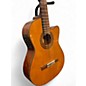 Used Salvador Ibanez GA6CE Natural Classical Acoustic Electric Guitar