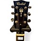 Used Redid HOLLOW BODY GUITAR Black Hollow Body Electric Guitar
