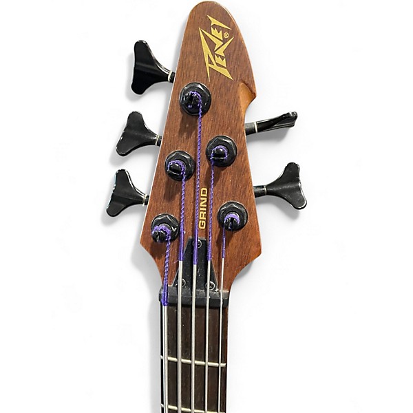 Used Peavey Grind 5 Natural Electric Bass Guitar