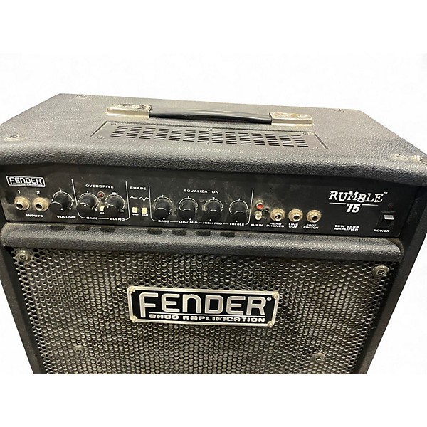 Used Fender Rumble 75 75W 1x12 Bass Combo Amp
