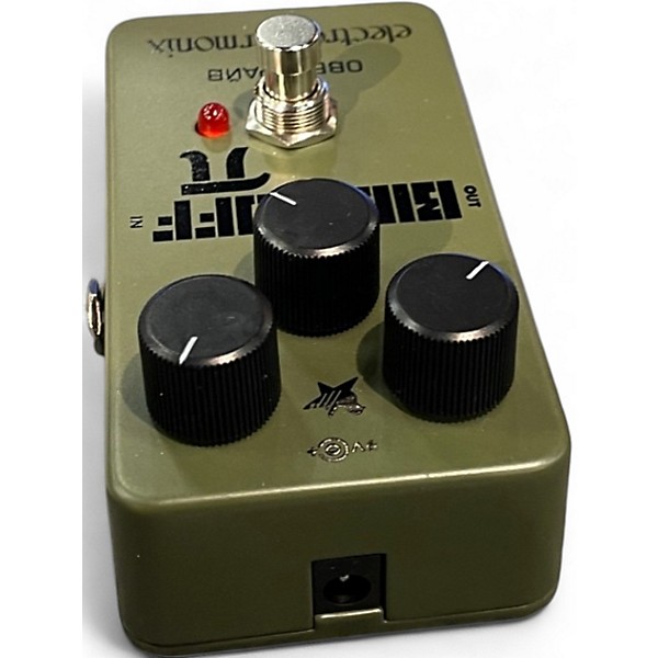 Used Electro-Harmonix Green Russian Big Muff Pi Fuzz Effect Pedal