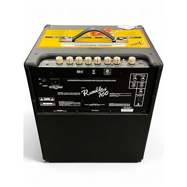 Used Fender Rumble 100 1x15 100W Bass Combo Amp