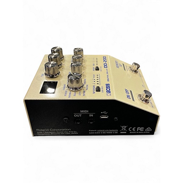 Used BOSS DD200 Digital Delay Effect Pedal