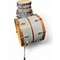 Used Ajp Custom Drums 3 Piece Custom 3-piece Walnut Stripe Blue Drum Kit