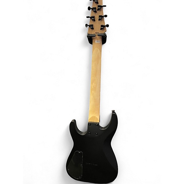 Used Jackson JS22-7 Dinky 7 String Satin Black Solid Body Electric Guitar