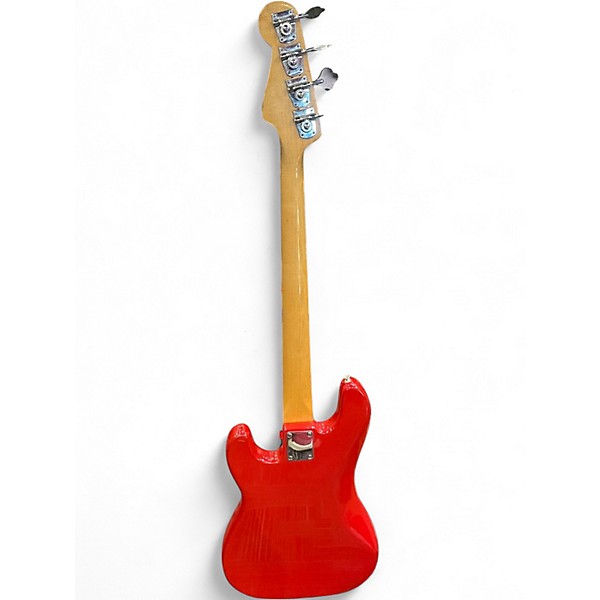 Used Squier Ii Precision bass Dakota Red Electric Bass Guitar