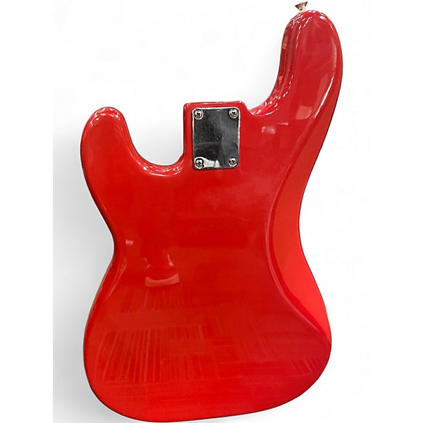 Used Squier Ii Precision bass Dakota Red Electric Bass Guitar