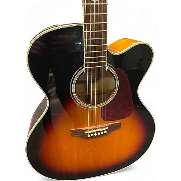 Used Takamine GJ72CE Sunburst Acoustic Electric Guitar