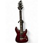 Used Schecter Guitar Research Damien Elite 6 Trans Red Solid Body Electric Guitar thumbnail