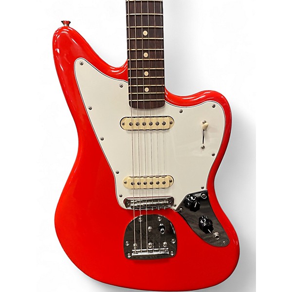Used Fender JAGUAR PLAYER 2 Trans Red Solid Body Electric Guitar