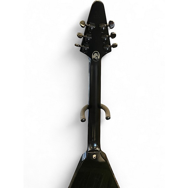 Used Gibson flying v gothic Satin Black Solid Body Electric Guitar