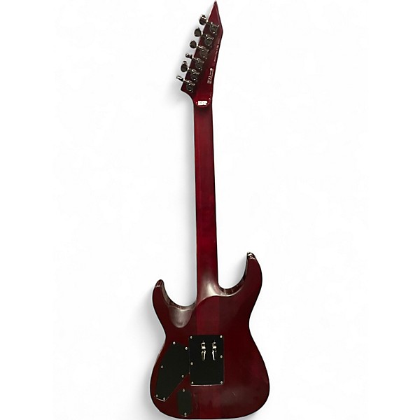 Used Schecter Guitar Research C1 Floyd Rose Platinum Crimson Red Burst Solid Body Electric Guitar