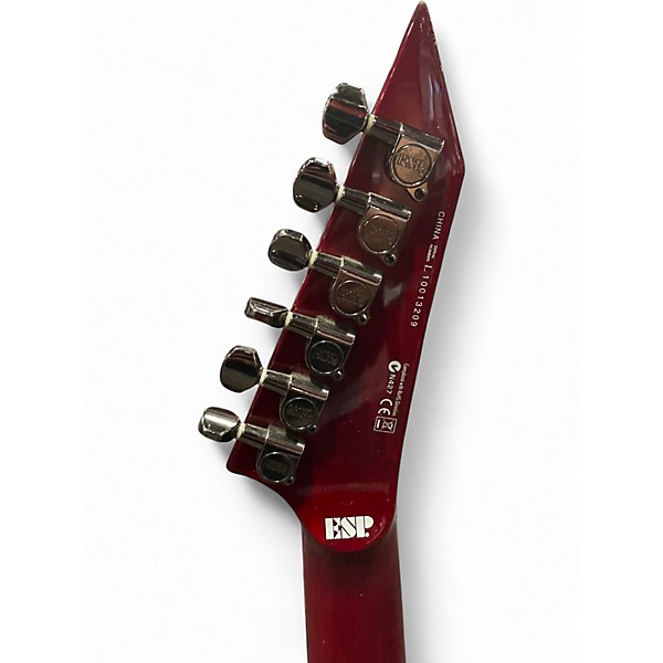 Used Schecter Guitar Research C1 Floyd Rose Platinum Crimson Red Burst Solid Body Electric Guitar