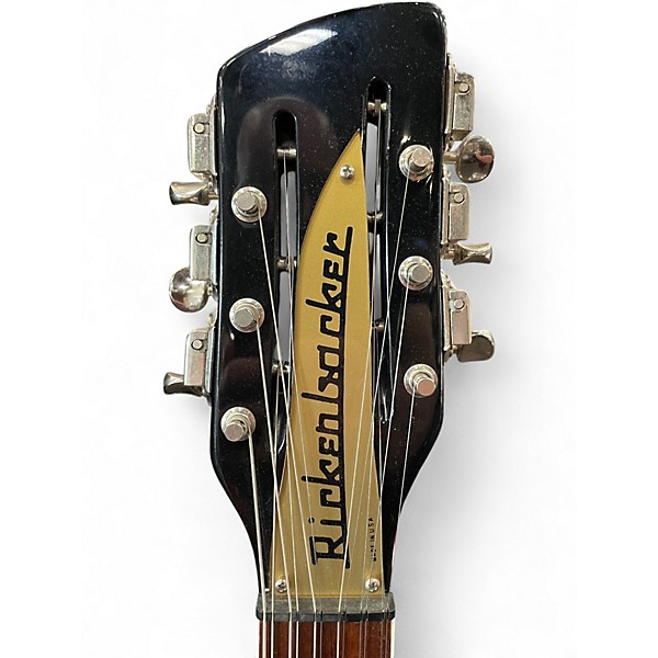 Used Rickenbacker 660/12 12 String Black Solid Body Electric Guitar