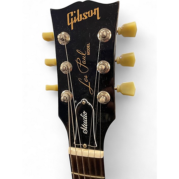 Used Gibson Les Paul Studio Pro Plus 2 Tone Sunburst Solid Body Electric Guitar