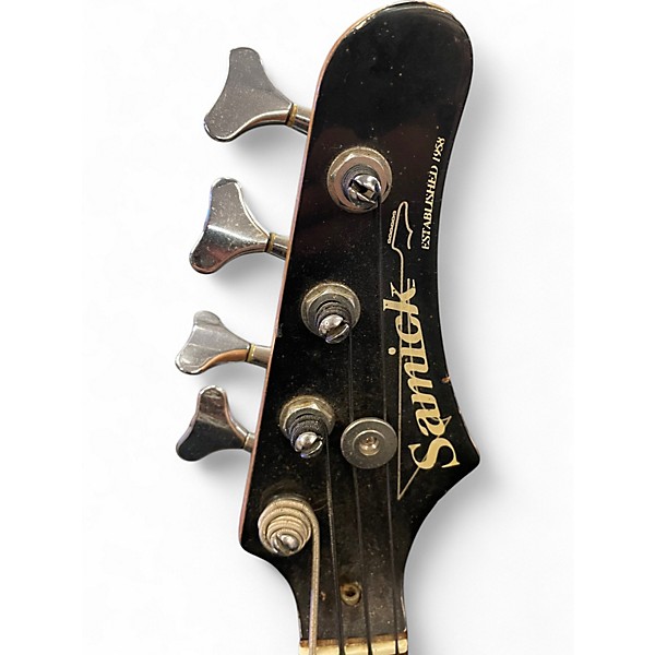 Used Samick LB-11 2 Color Sunburst Electric Bass Guitar