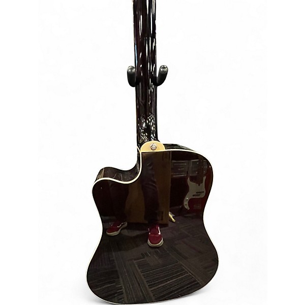 Used Epiphone Hummingbird EC Studio 2 Tone Sunburst Acoustic Electric Guitar