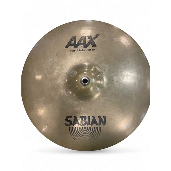 Used SABIAN 14in AAX Fast Hi Hat Pair Cymbal