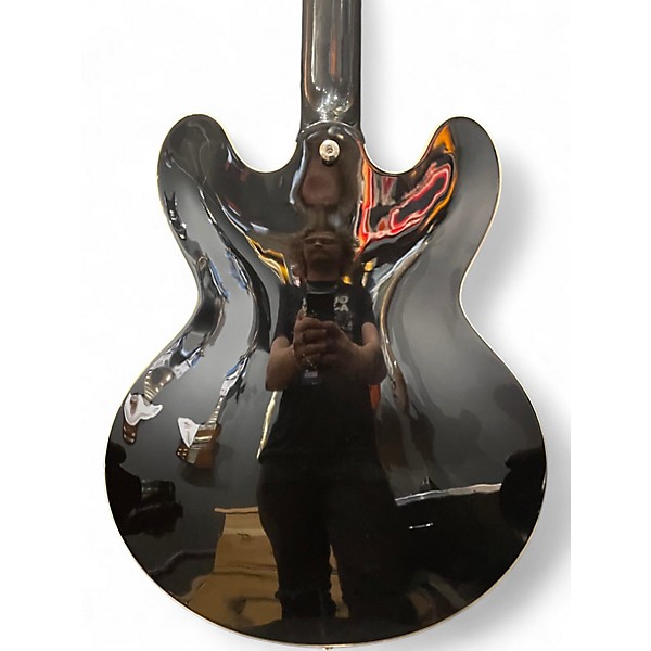 Used Gibson ES-335 60's Dot Ebony Hollow Body Electric Guitar