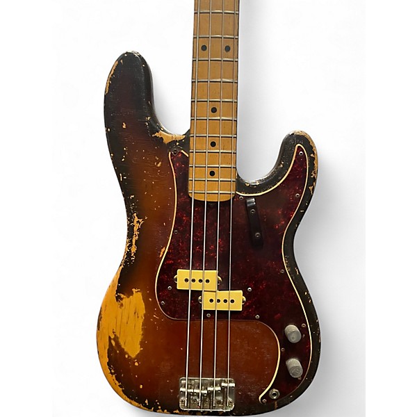 Used Fender PRECISION BASS 2 Color Sunburst Electric Bass Guitar