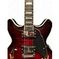 Used Grote ES-335 Model Trans Red Hollow Body Electric Guitar