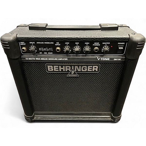 Used Behringer V-Tone GM108 15W Guitar Combo Amp