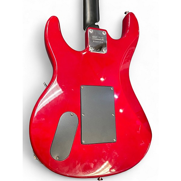 Vintage 1980s Washburn G-IV Red Solid Body Electric Guitar