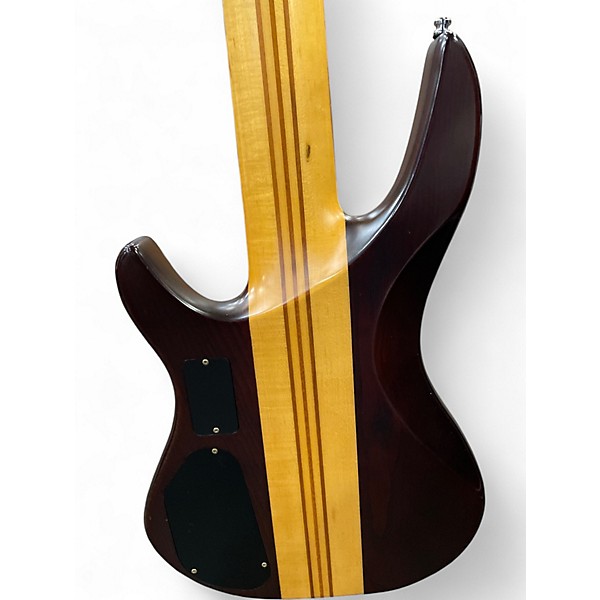 Used Samick ARTIST SERIES 6 String Bass Walnut Electric Bass Guitar